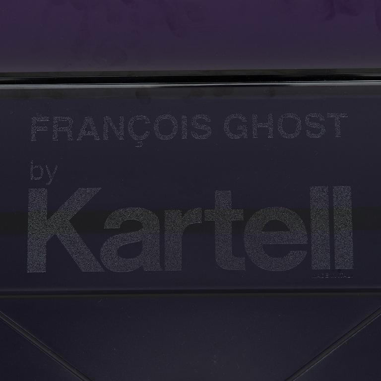 Kartell, Philippe Starck, two "La Marie" chairs and a "Francois Ghost" mirror, Italy.