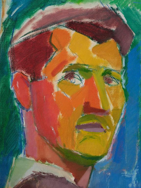 Gösta Werner, Självporträtt.