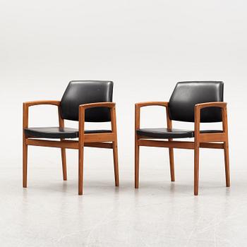 A pair of 1960's armchairs.