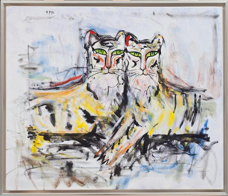 MADELEINE PYK, olja på duk, signerad.
