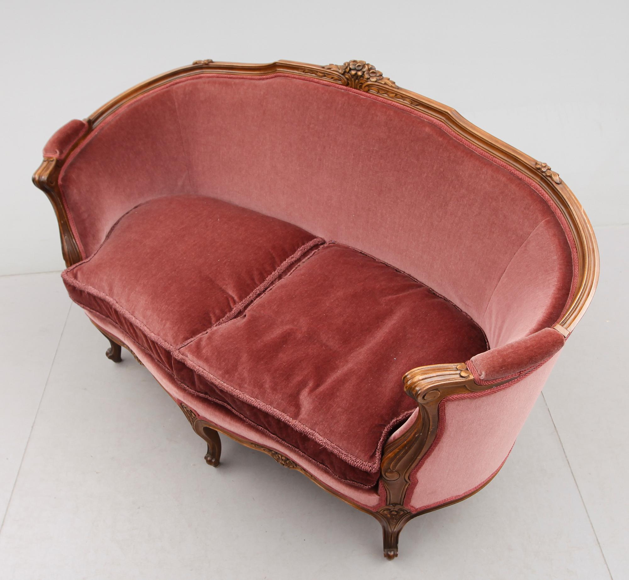SOFFA, rokokostil, 1900-talets andra hälft.