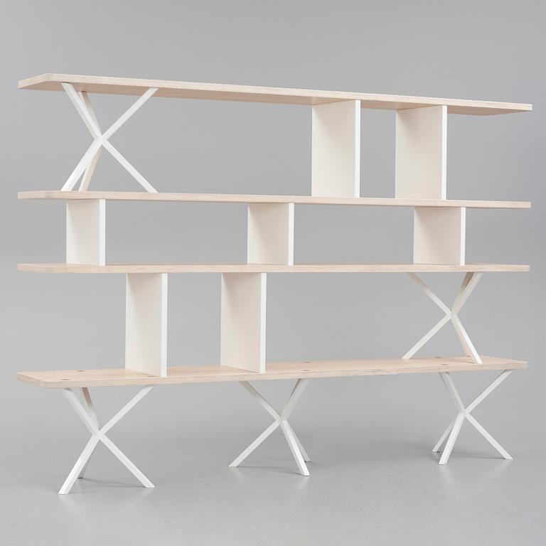 Per Söderberg, bokhylla, specialbeställd "NEB Shelving System", No Early Birds.