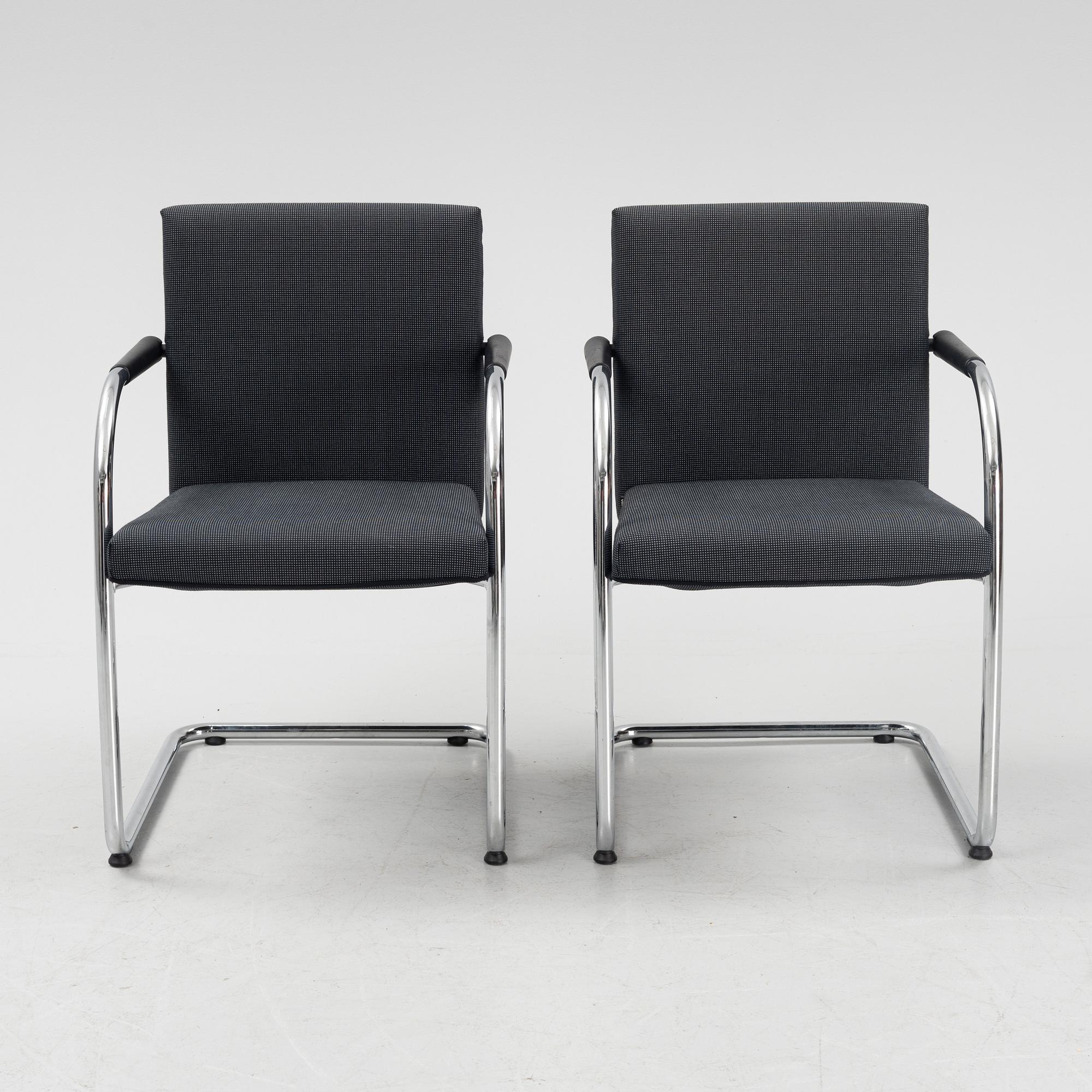 Antonio Citterio & Glen Oliver Löw, five 'Visasoft Visavis' chairs, Vitra, 2005.