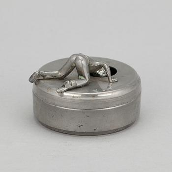 MANSCHETTKNAPPSASK, "Originell", Widerholm & Dahlberg, Eskilstuna, 1930-/40-tal.