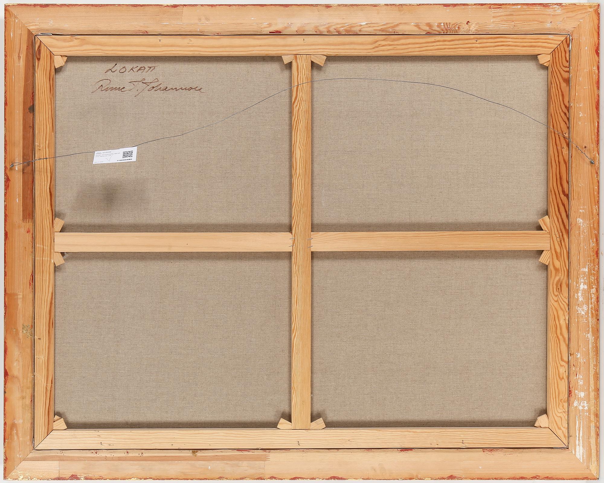 RUNE JOHANSSON, olja på duk, signerad samt daterad -96.