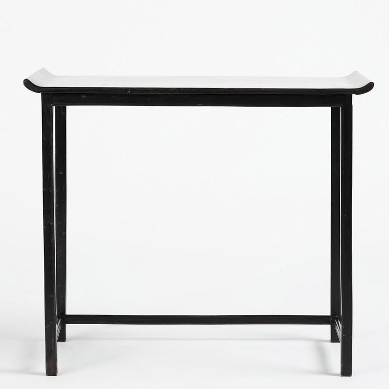 Firma Svenskt Tenn, a pewter top tea table model "A 423", Stockholm, 1930s.