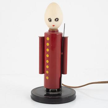 Lurelle Guild, a 'The Colonel' table lamp, Chase, USA, 1930's.