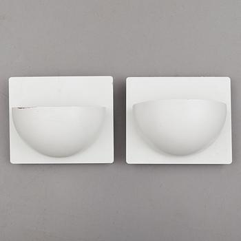 VÄGGLAMPOR, 2 st, Alfred Homann, Louis Poulsen, 1900-talets senare del.