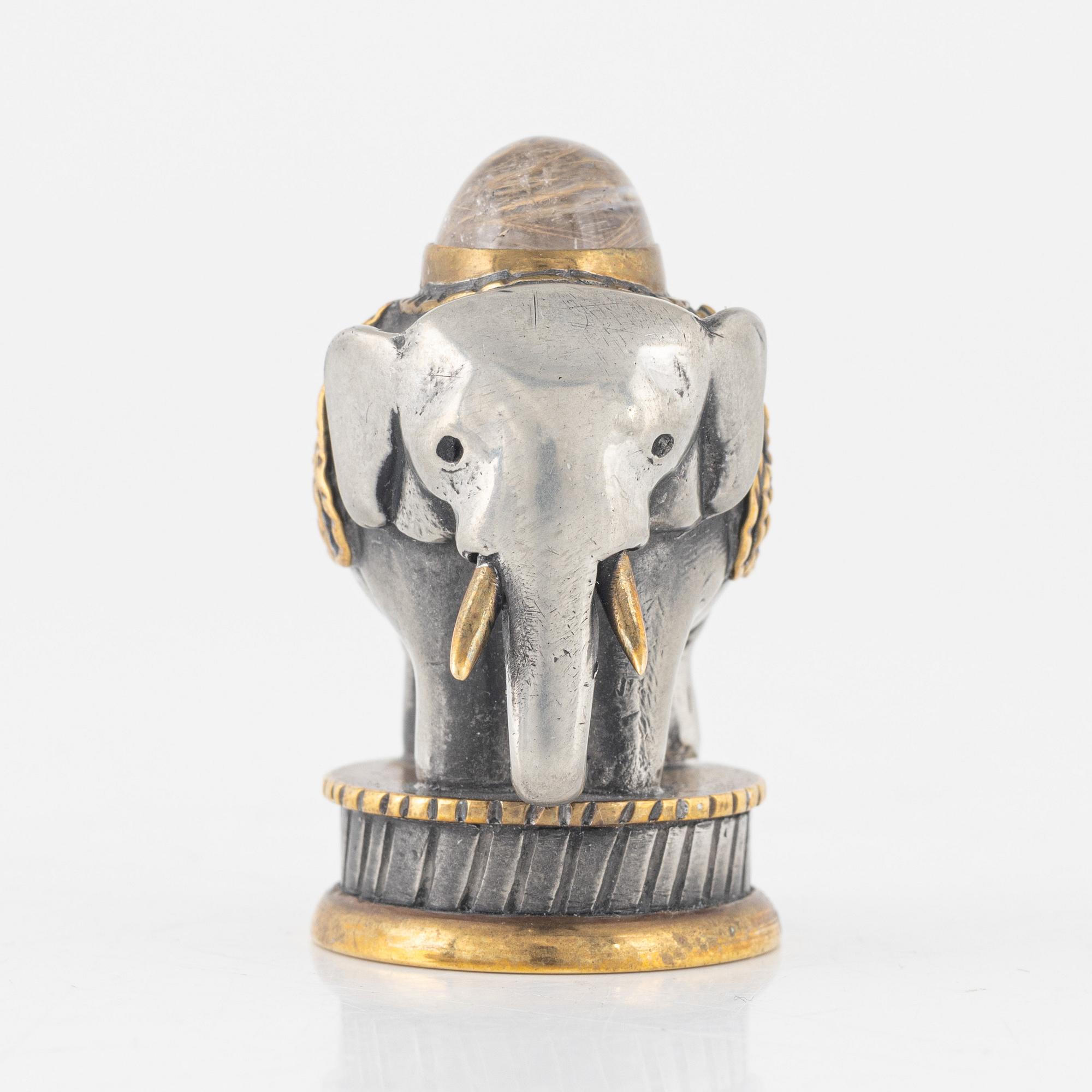 Estrid Ericson, tillskriven, sigillstamp för Firma Svenskt Tenn, 1900-talets andra hälft.