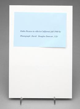 DAVID DOUGLAS DUNCAN, fotografi, silvergelatin, Pablo Picasso ca 1960.