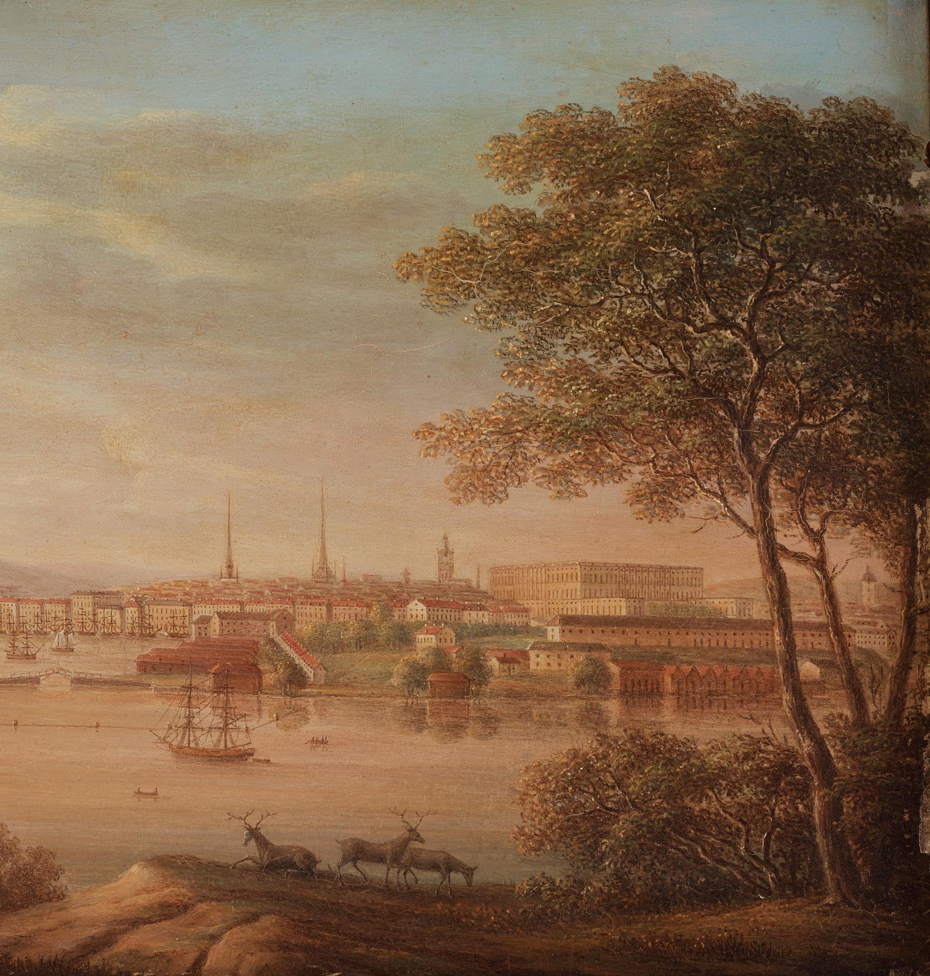 Fredric Werner (Verner), Overlooking Stockholm from Djurgården & from the West.