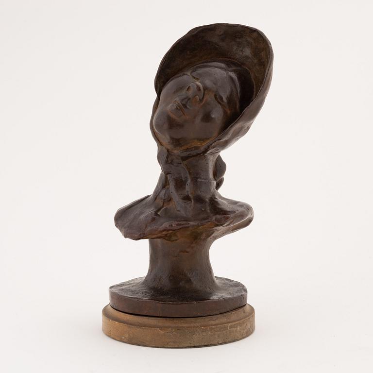 Unknown artist, 20th Century, sculpture, bronze, signed FQ.