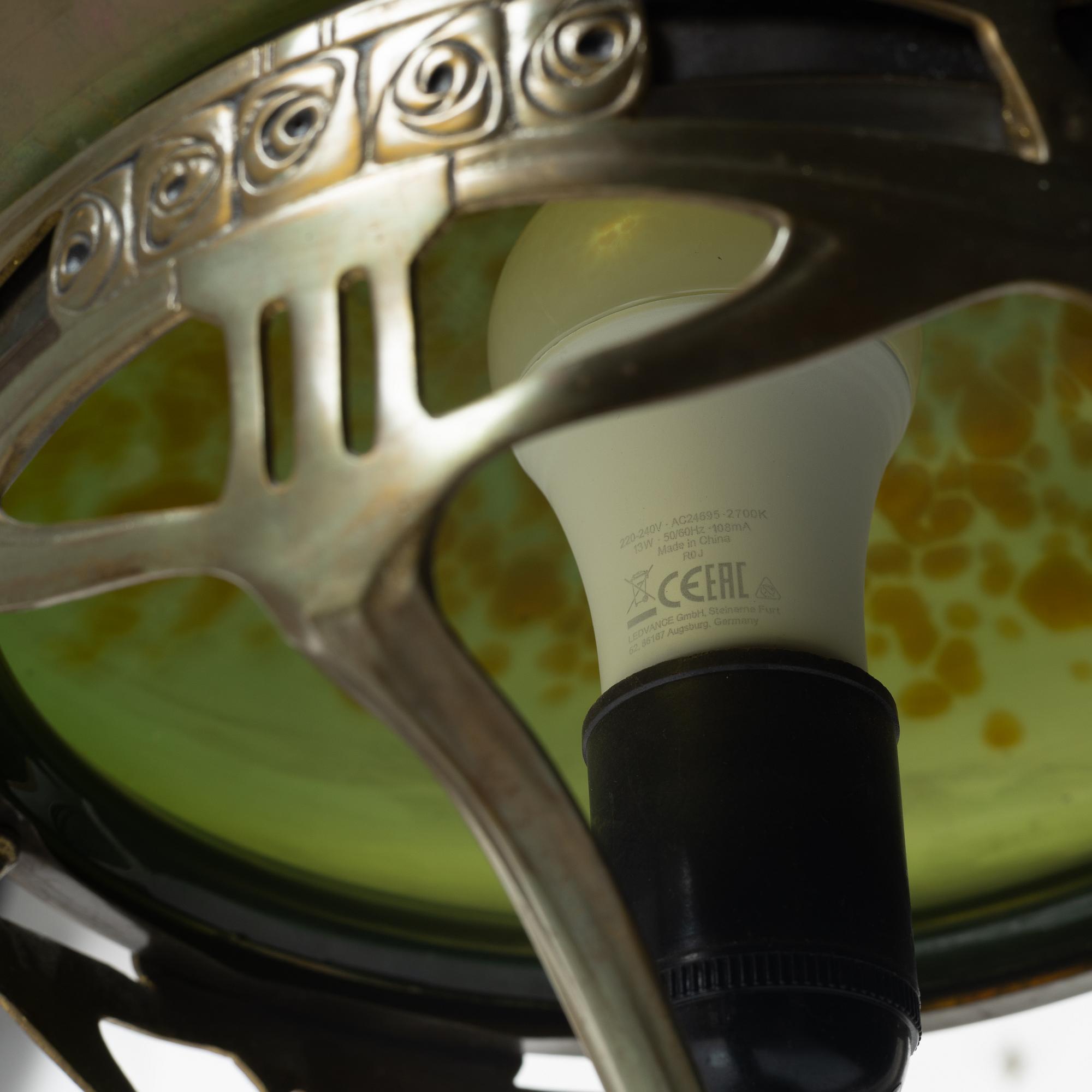 Jugend/Art Nouveau, Table lamp, early 20th century.