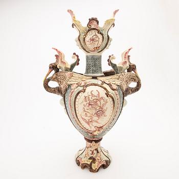 Handled vase, Europe, early 20th century.