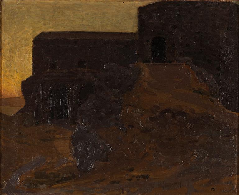 PELLE SWEDLUND, oil on canvas, signed.