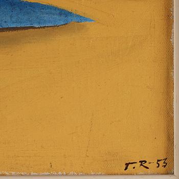Torsten Renqvist, oil on canvas, signed and dated -53.