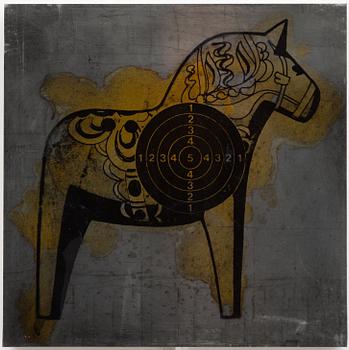 Peter Johansson, "The final solution to the problem of sculpture", polyptyk, 16 delar.