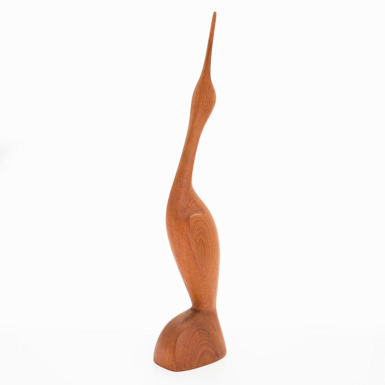 Sakari Pykälä, wooden sculpture, signed.