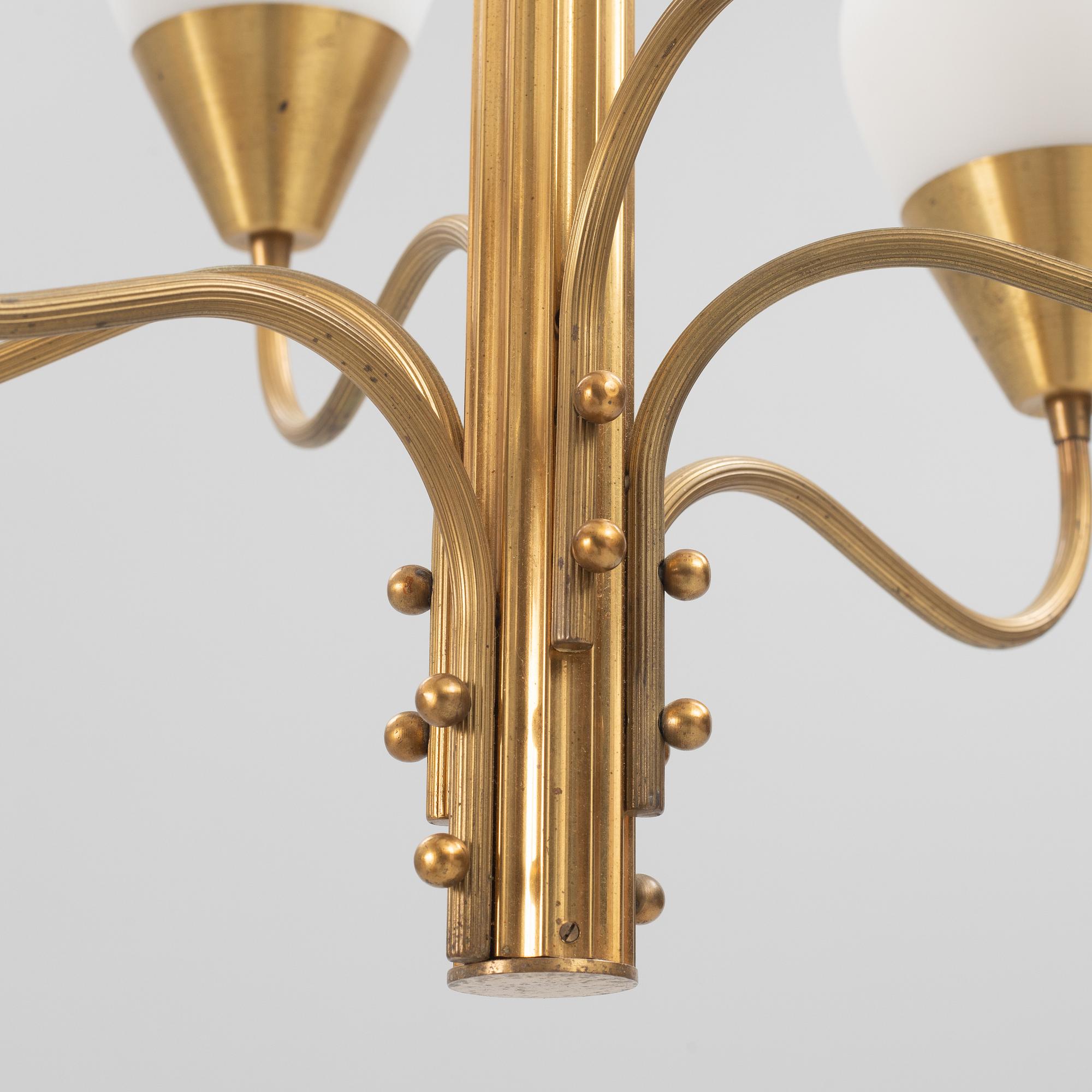 Ceiling lamp, Swedish Modern, 1940s/50s.