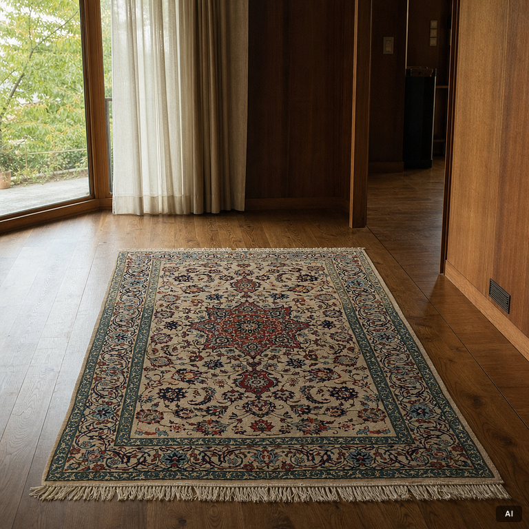 A Nain rug, c. 165 x 103 cm.