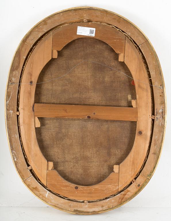 DAVID RICHTER D Ä, attributed to. Portrait, oval 89 x 67 cm. Unsigned.