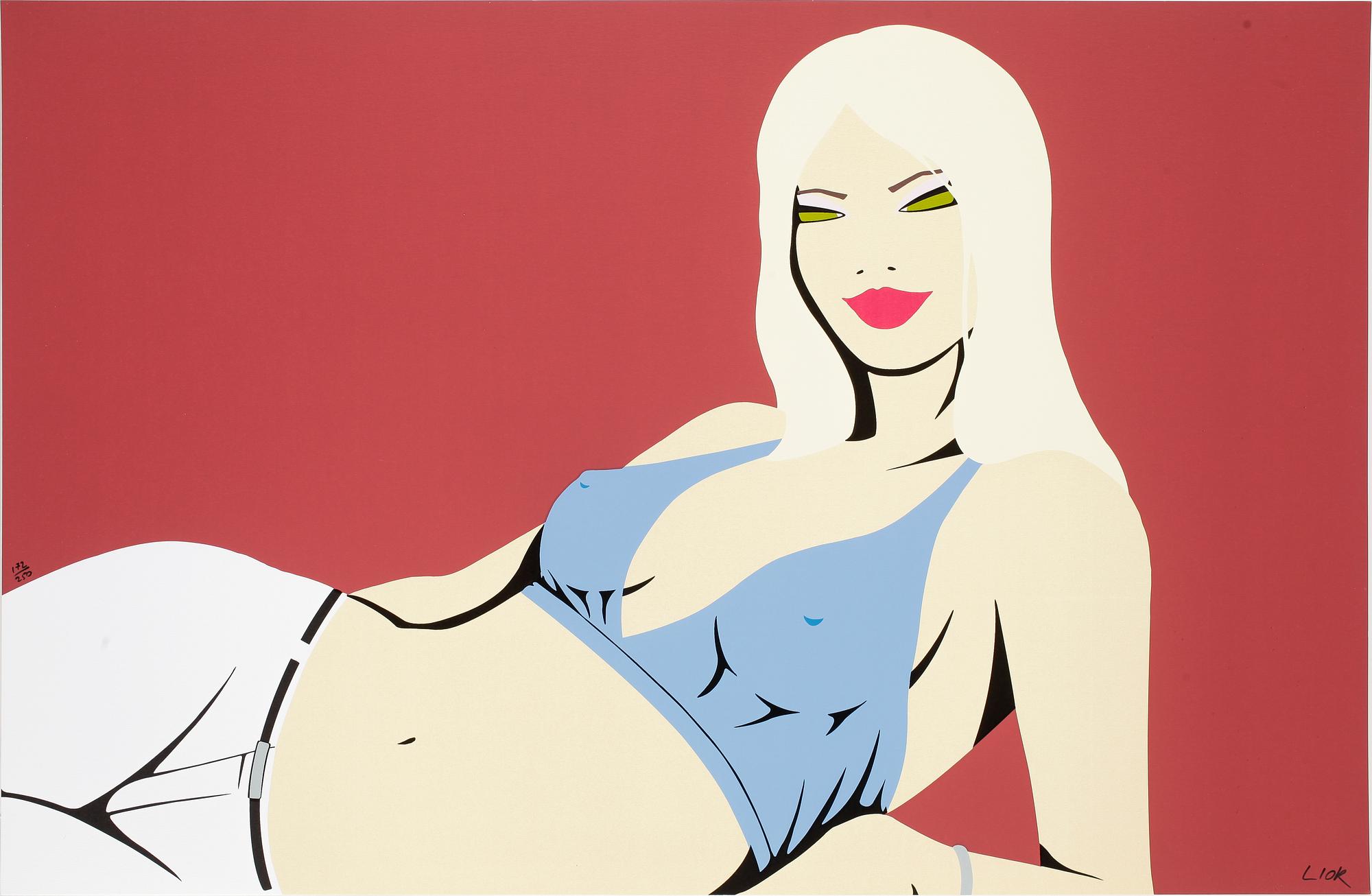 RON LIOR, silkscreen, 6 st, mappen utgiven av Art Now Factory, signerade och numrerade 172/250.