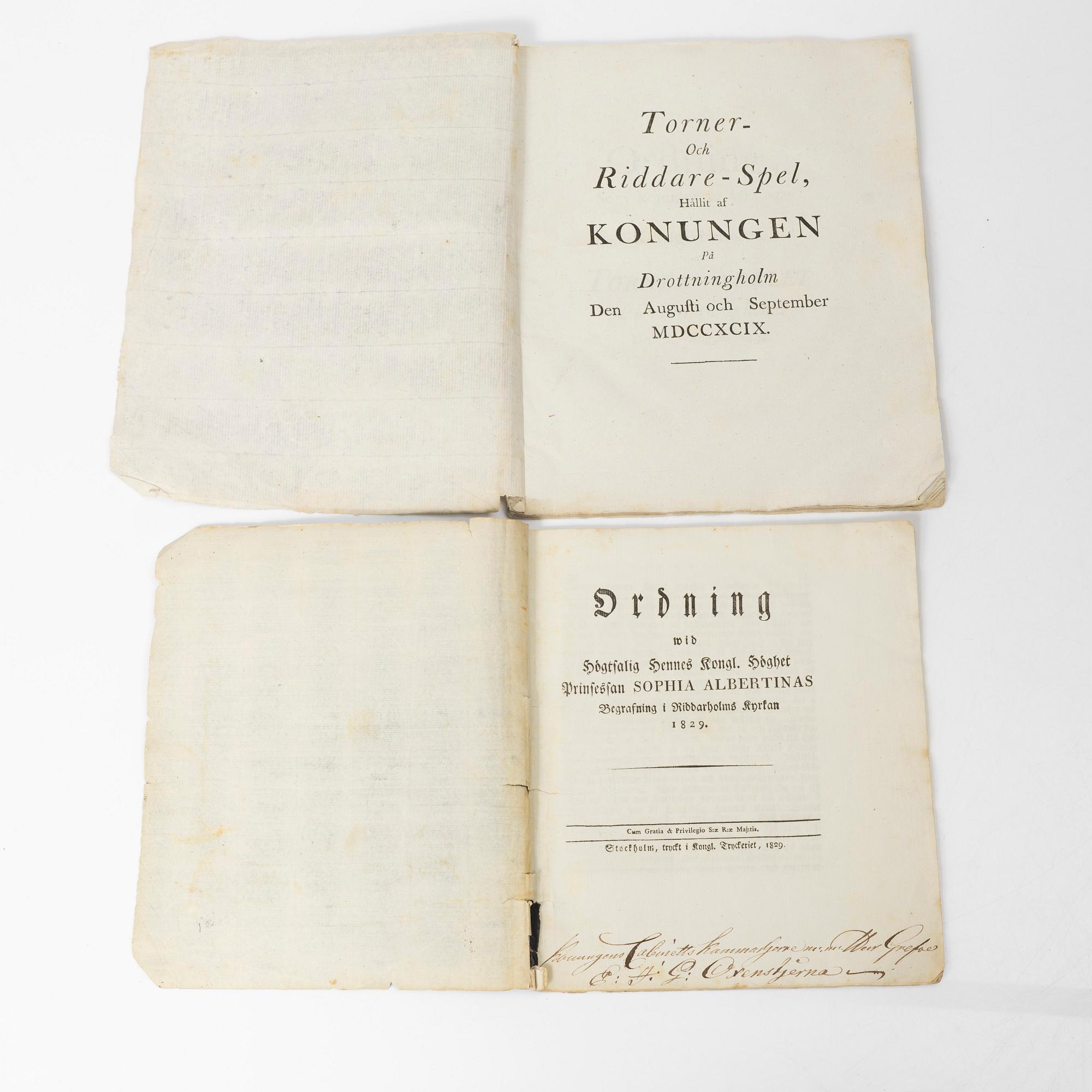 Kungliga tillfällestryck m.m.