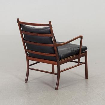 An Ole Wanscher 'Colonial Chair, PJ 149' by Poul Jeppesen, Denmark. Cites certificate.