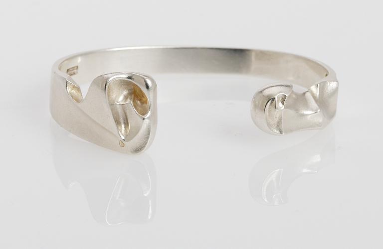 ARMBAND, sterling. Lapponia 1975.