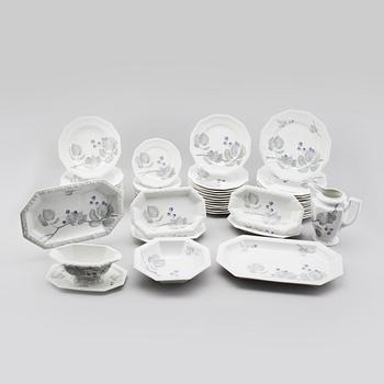 MATSERVIS, 57 delar, porslin, "Maria Björnbär", Rosenthal.