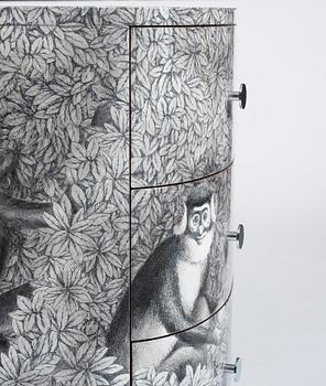 Piero Fornasetti, a "Scimmie & Co" chest of drawers, Fornasetti, Italy, Milano 2018.