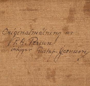 PETER ADOLF PERSSON, olja på duk. Signerad.
