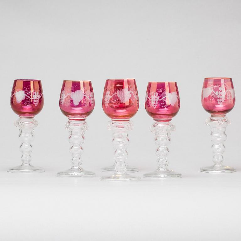 REMMARE, glas, 10 st. Gullaskruf. 1900-talets mitt.