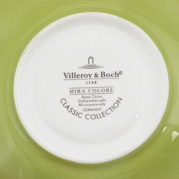 A 98 piece porcelain dinner service, 'Mira Colore', Villeroy & Boch.