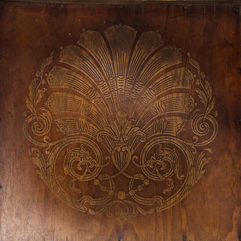 A pair of benches from the early 20th century.