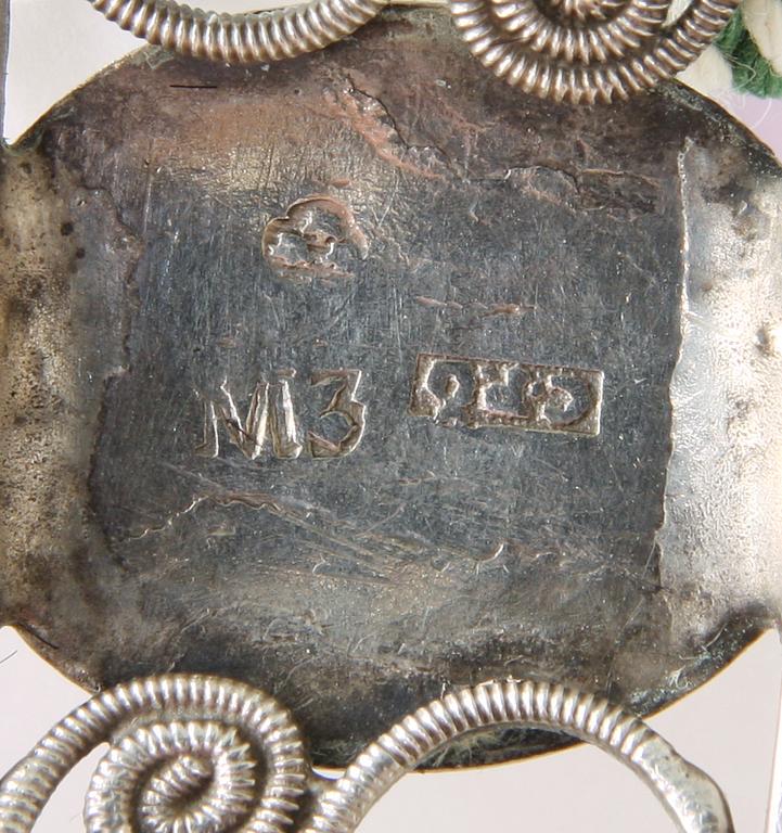 ARMRING, silver. Empire, Carl Petter Öberg, Strängnäs. 1818.