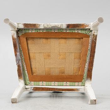Armchairs, a pair, Gustavian, Lindome, 19th century.