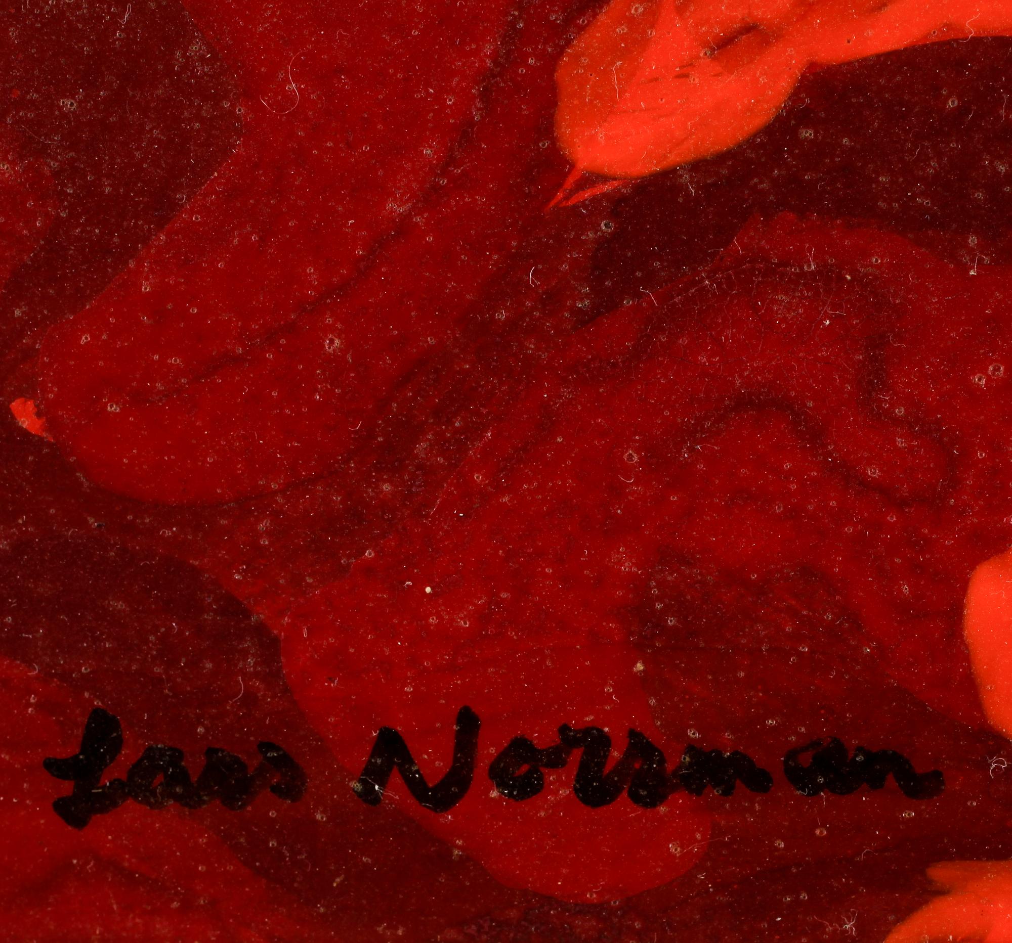 LARS NORRMAN, olja på pannå, signerad.