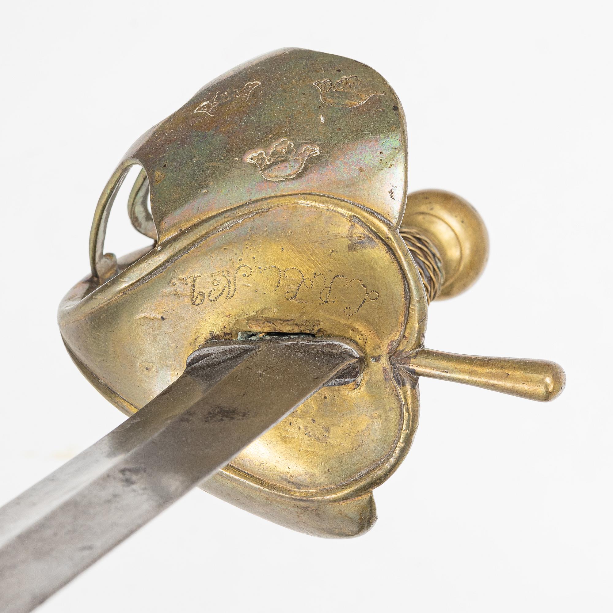 A Swedish cavalry sword 1773 pattern.