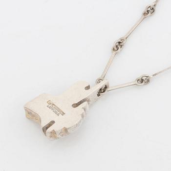 Björn Weckström, sterling silver necklace, Lapponia 1986.