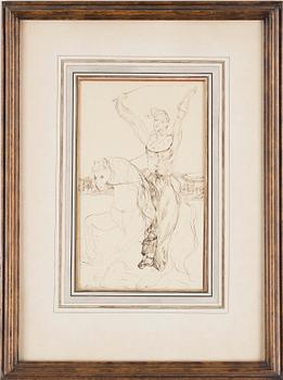 ERNST JOSEPHSON, indian ink on paper, signed Ernst Josephson.