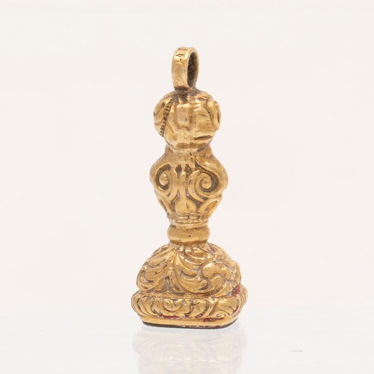 Seal/pendant 18K gold.