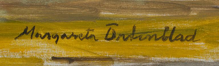 MARGARETA ÖRTENBLAD, olja på duk, signerad.
