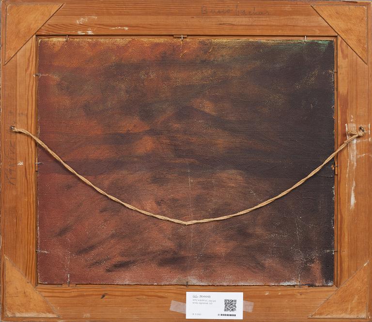 FRITZ KÄRFVE, olja på pannå, signerad.