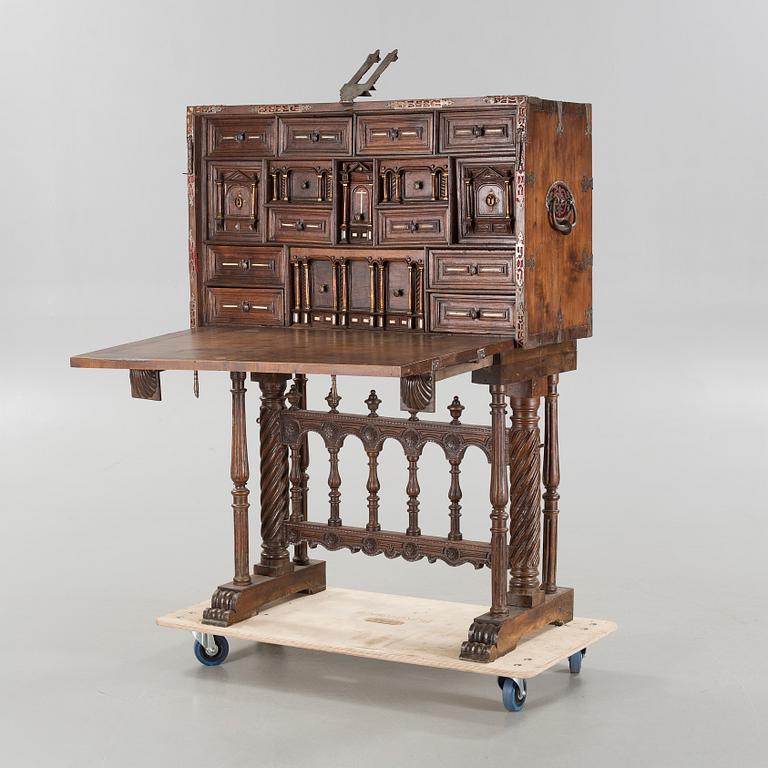 A so called "Vargueno" Cabinet, probably Spain during 17th/18th century.