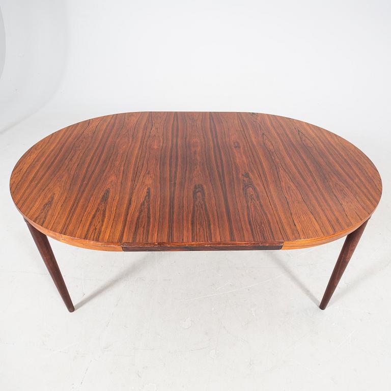 A Severin Hansen jacaranda dining table 1960s Denmark.