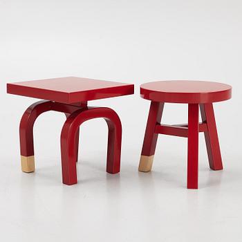 Neri&Hu, a pair of 'Commorn Camrades' side tables, Moooi.