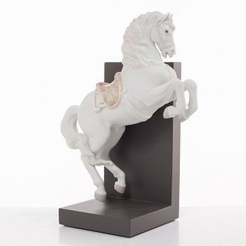 Lladró, figurine, "Horse on Courbette", Spain.