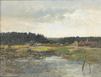 Severin Nilson, River Landscape.