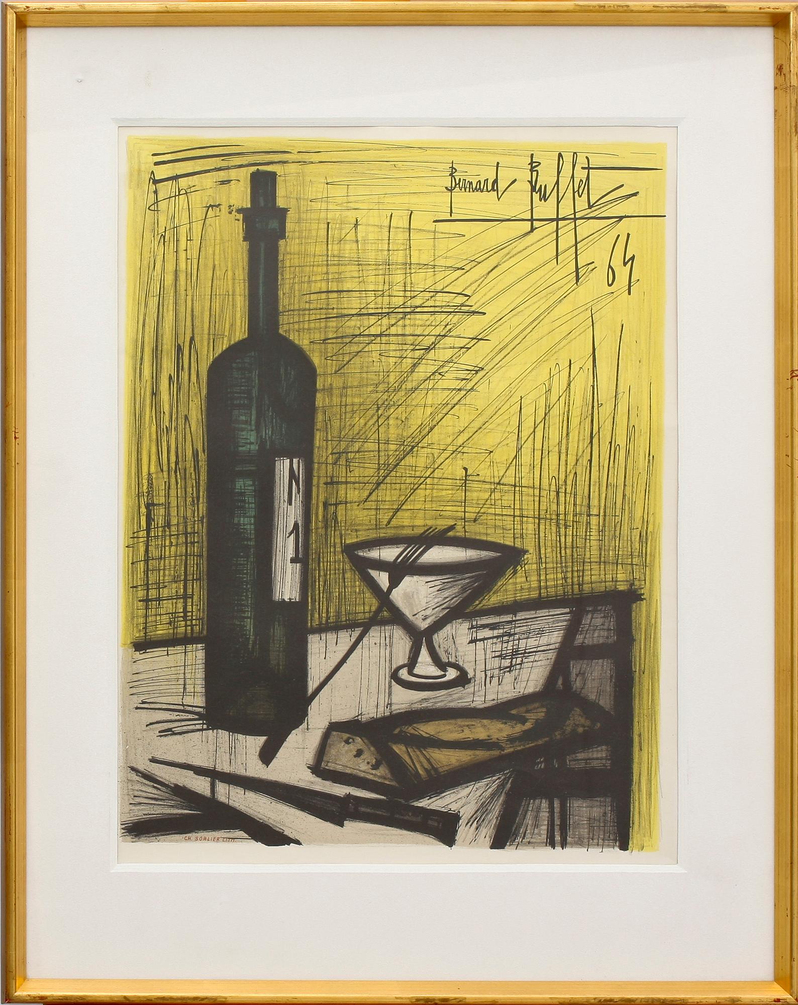 BERNARD BUFFET, efter, litografi. Signerad och dat -64 i trycket.